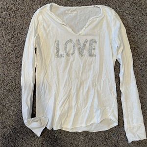Love Cotton Tee. Zadig and Voltaire. Small. White.